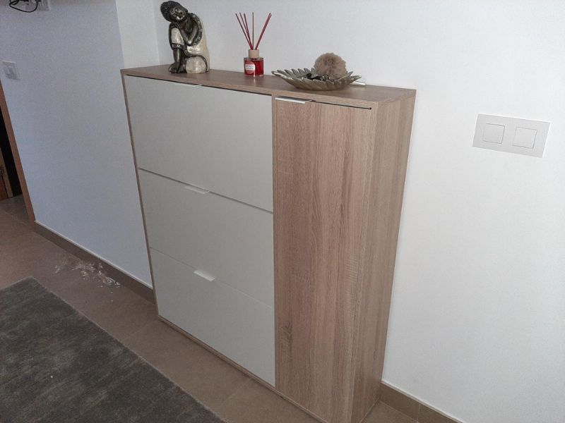 Foto de cliente de Mueble Zapatero Recibidor Pasillo 4 Puertas Class 106 cm