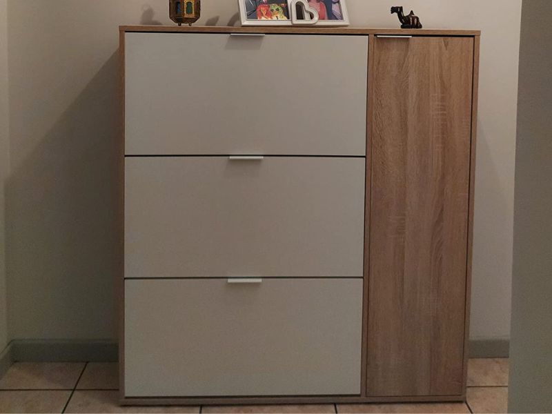 Foto de cliente de Mueble Zapatero Recibidor Pasillo 4 Puertas Class 106 cm