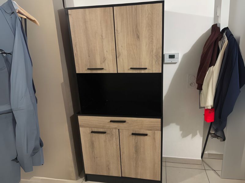 Foto de cliente de Mueble buffet Napoli roble Kronberg y negro mate 84x177 cm