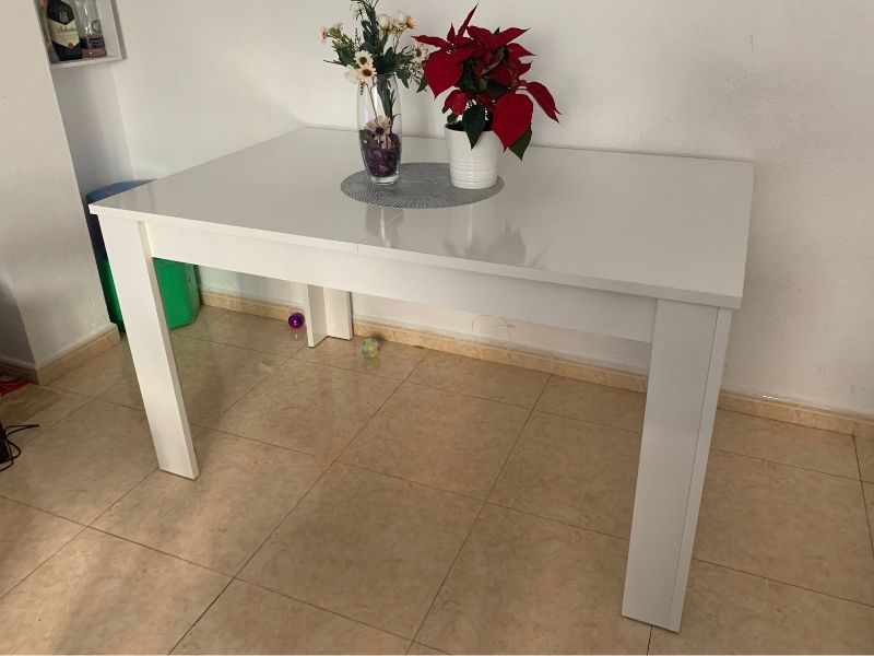 Foto de cliente de Pack muebles para salón Blanco Brillo y Roble Canadian