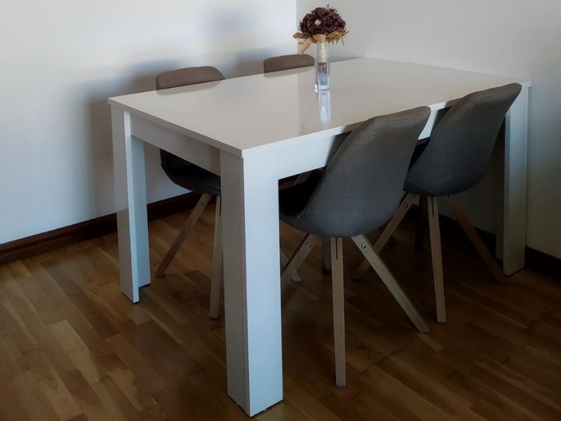 Foto de cliente de Pack muebles para salón Blanco Brillo y Roble Canadian