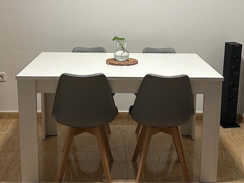 Foto de cliente de Salón Color Blanco Estilo Industrial Andy Moderno