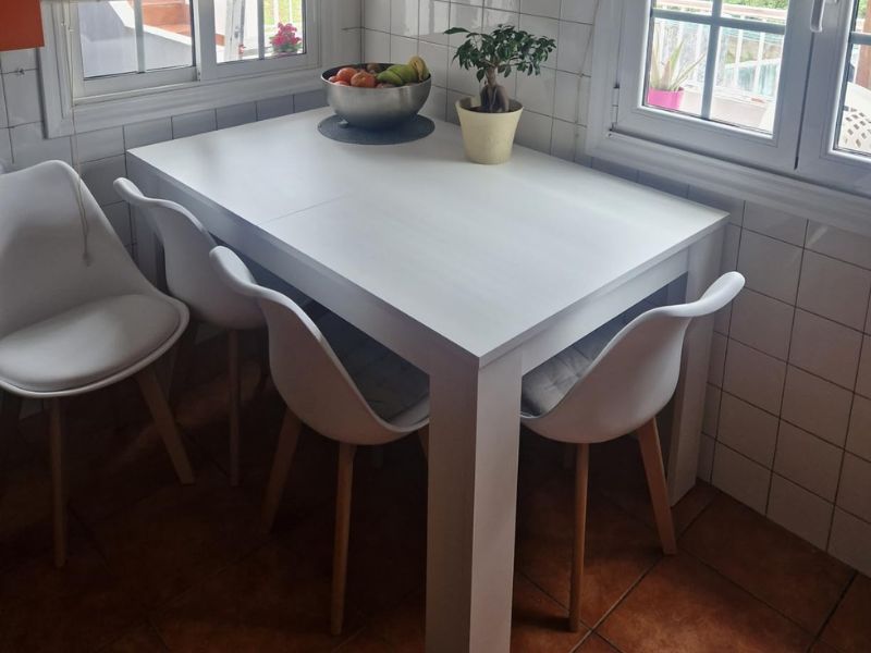 Foto de cliente de Salón Color Blanco Estilo Industrial Andy Moderno