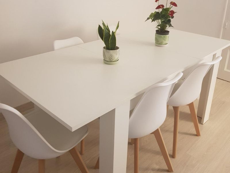 Foto de cliente de Salón Color Blanco Estilo Industrial Andy Moderno
