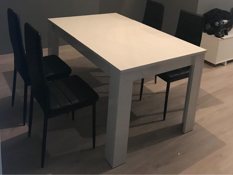 Foto de cliente de Salón Color Blanco Estilo Industrial Andy Moderno