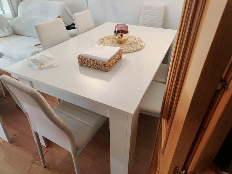 Foto de cliente de Salón Color Blanco Estilo Industrial Andy Moderno