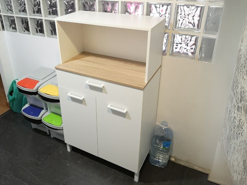 Foto de cliente de Mueble cocina microondas Yuka 72x126 cm