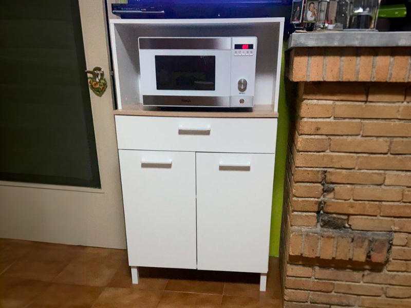 Foto de cliente de Mueble cocina microondas Yuka 72x126 cm