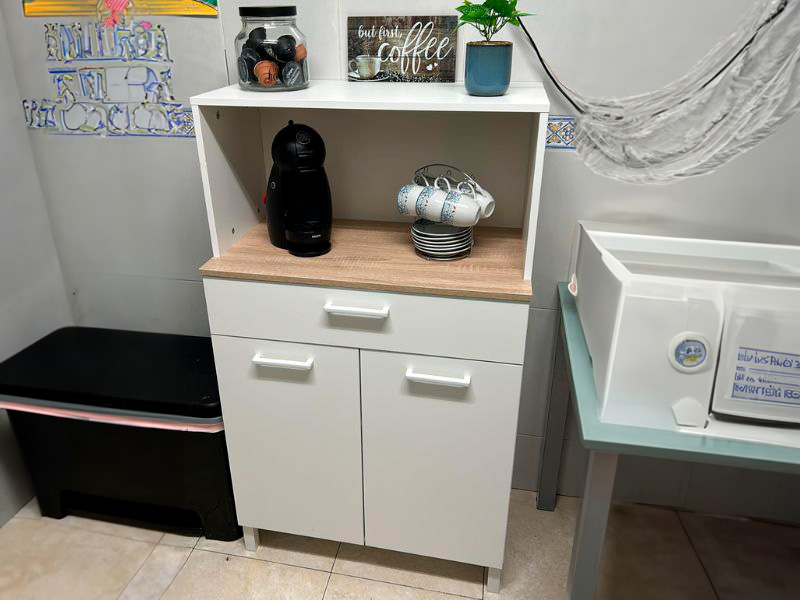 Foto de cliente de Mueble cocina microondas Yuka 72x126 cm