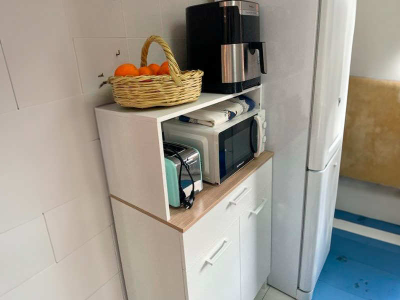 Foto de cliente de Mueble cocina microondas Yuka 72x126 cm