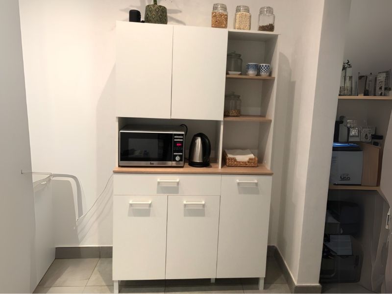 Foto de cliente de Mueble cocina auxiliar alto 5 p Yuka 108x186 cm
