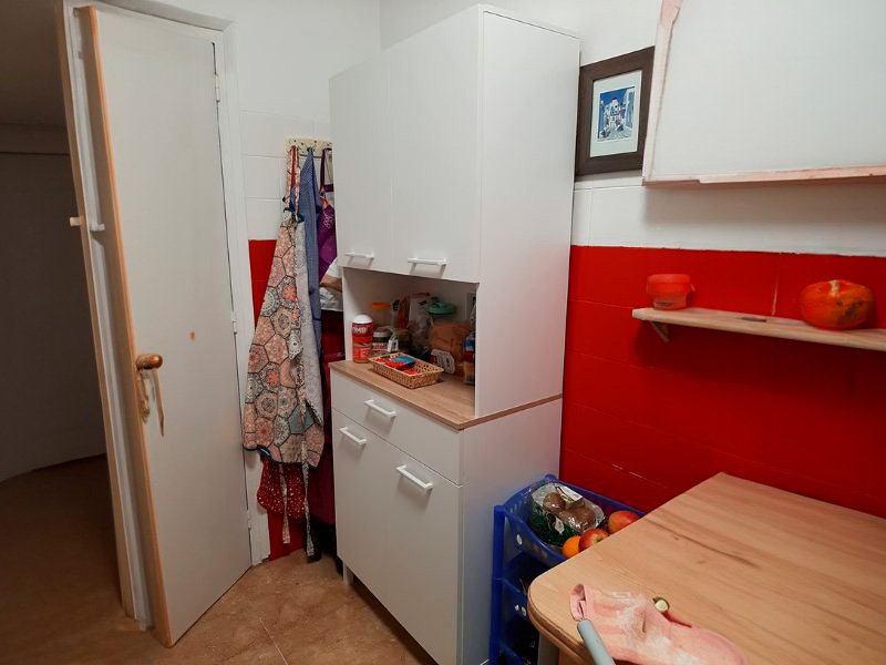Foto de cliente de Mueble auxiliar cocina alto Yuka Blanco 72x186 cm
