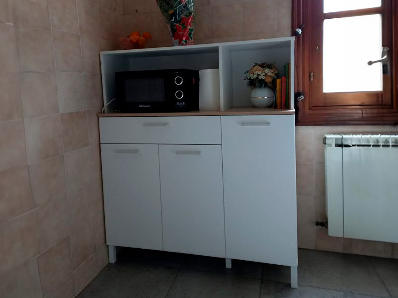 Foto de cliente de Mueble aparador cocina Yuka auxiliar 126x108x40