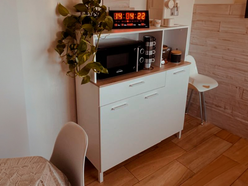 Foto de cliente de Mueble aparador cocina Yuka auxiliar 126x108x40