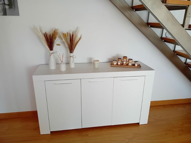 Foto de cliente de Pack Despacho Oficina Moderna Color Blanco Artik Y Roble Canadian