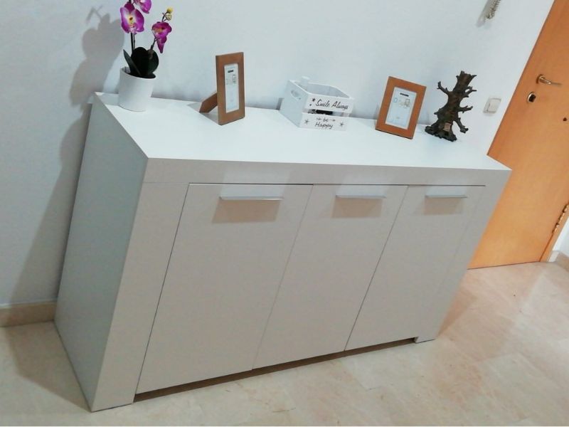 Foto de cliente de Pack Despacho Oficina Moderna Color Blanco Artik Y Roble Canadian