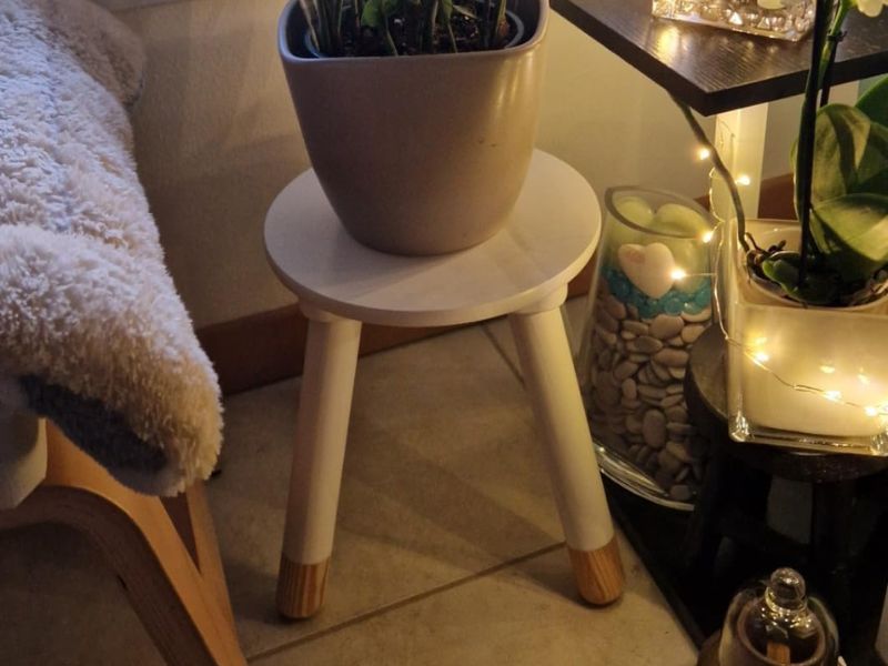 Foto de cliente de Silla Infantil Taburete Douceur Color Blanco