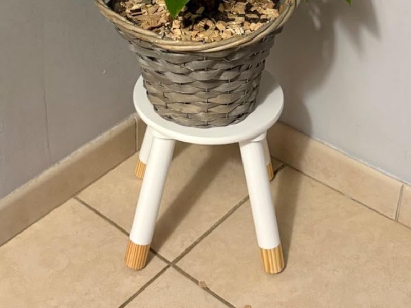 Foto de cliente de Silla Infantil Taburete Douceur Color Blanco
