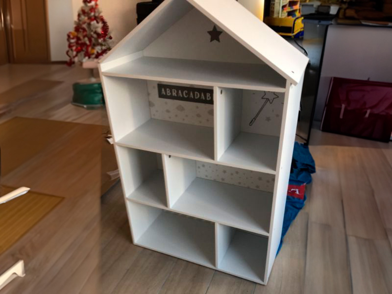 Foto de cliente de Mueble Infantil Estantería Librería con 7 Huecos en Blanco 73x115x30 cm
