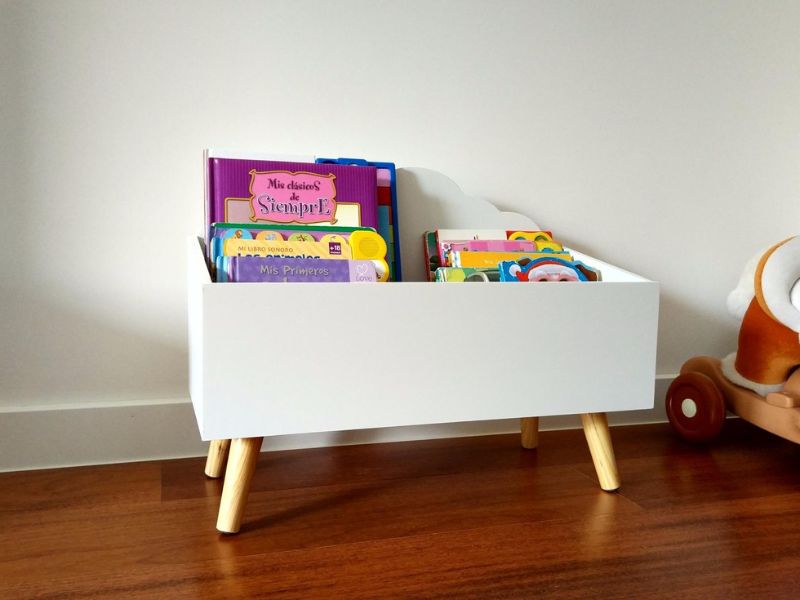 Foto de cliente de Mueble Infantil Baúl Douceur Color Blanco 58x45x28 cm