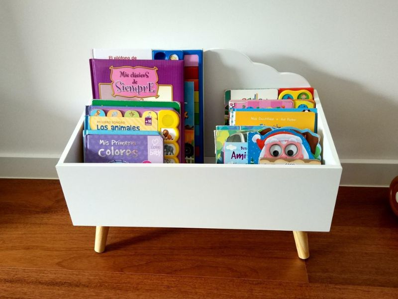 Foto de cliente de Mueble Infantil Baúl Douceur Color Blanco 58x45x28 cm