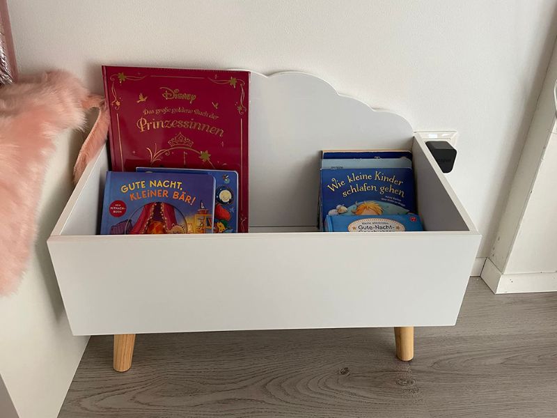 Foto de cliente de Mueble Infantil Baúl Douceur Color Blanco 58x45x28 cm