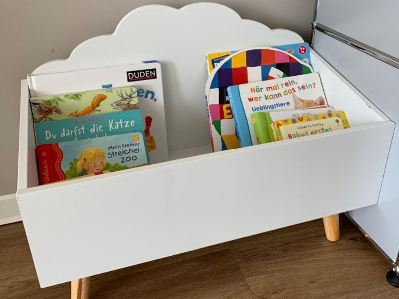 Foto de cliente de Mueble Infantil Baúl Douceur Color Blanco 58x45x28 cm