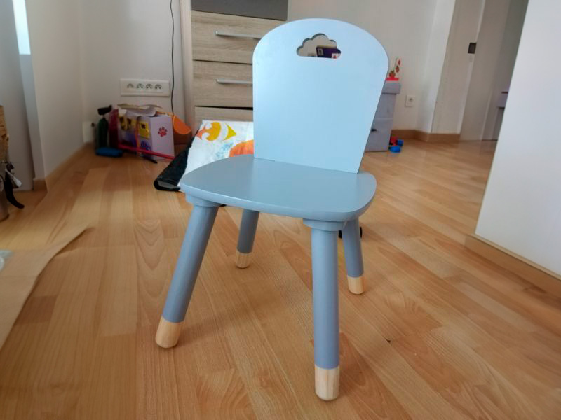 Foto de cliente de Silla Infantil Douceur Color Gris