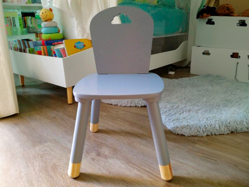 Foto de cliente de Silla Infantil Douceur Color Gris