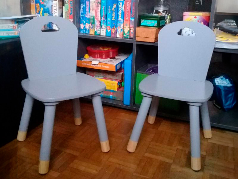 Foto de cliente de Silla Infantil Douceur Color Gris