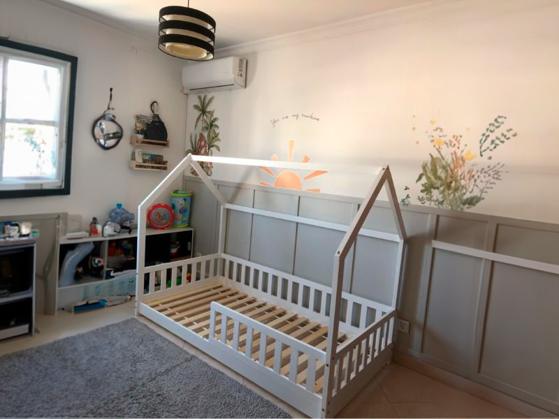 Foto de cliente de Cama Infantil Cabaña Bosco Color Blanco 90x190 cm