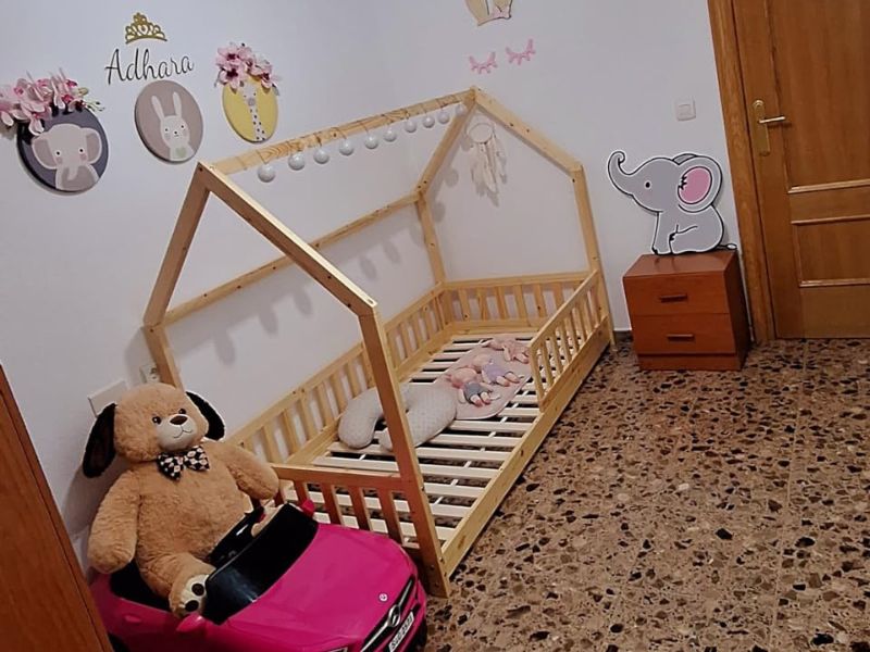 Foto de cliente de Cama Infantil Cabaña Bosco 90x190 Beige