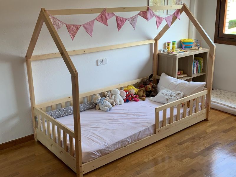 Foto de cliente de Cama Infantil Cabaña Bosco 90x190 Beige
