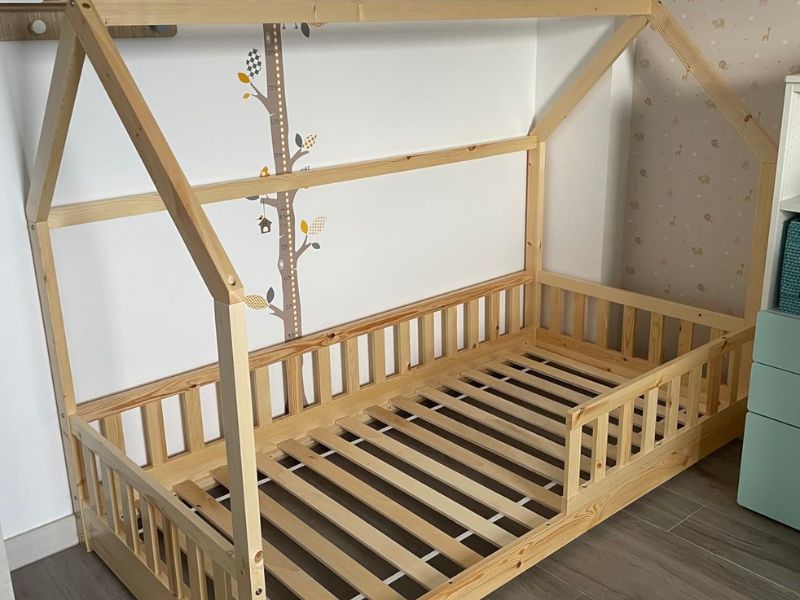 Foto de cliente de Cama Infantil Cabaña Bosco 90x190 Beige