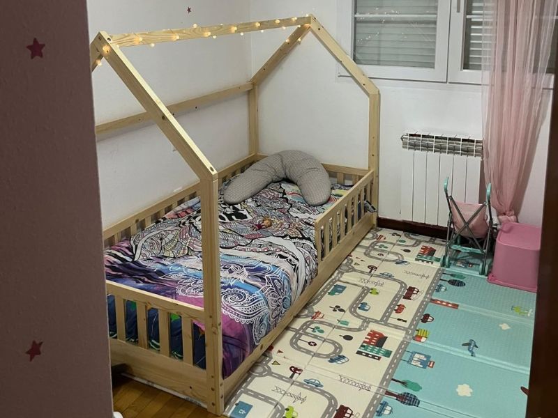 Foto de cliente de Cama Infantil Cabaña Bosco 90x190 Beige