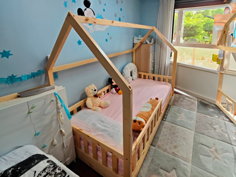 Foto de cliente de Cama Infantil Cabaña Bosco 90x190 Beige