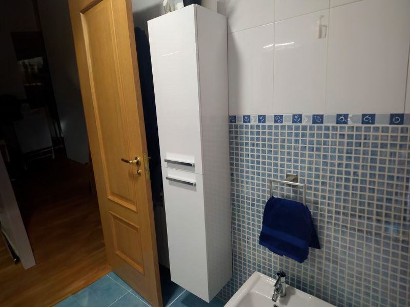 Foto de cliente de Columna De Baño Suspendida Aruba Color Blanco Lacado 30x150 cm