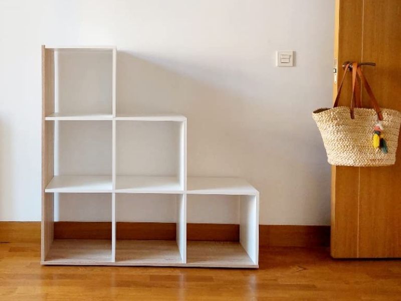 Foto de cliente de Estantería librería escalera Taris 108x110x28 cm