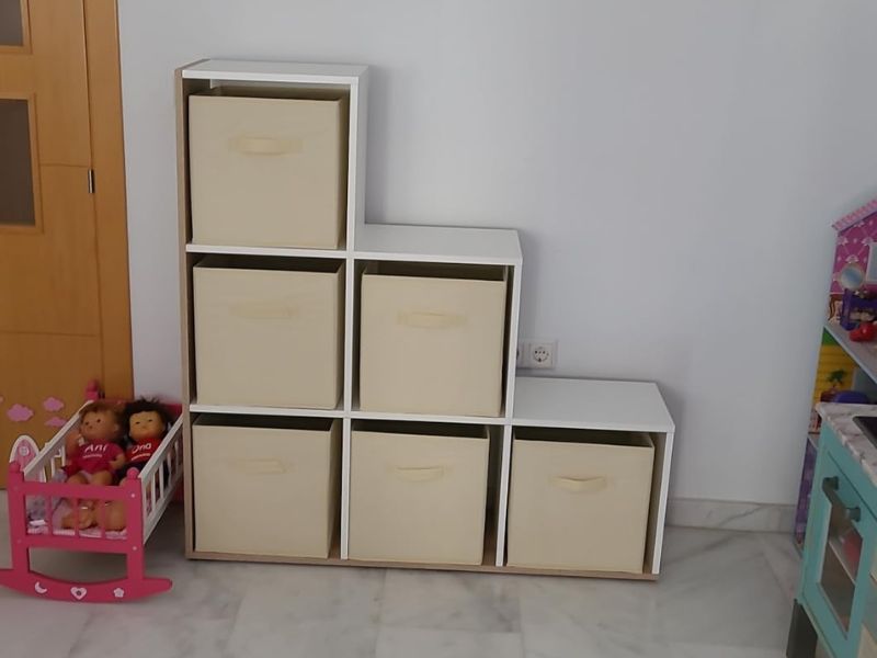 Foto de cliente de Estantería librería escalera Taris 108x110x28 cm