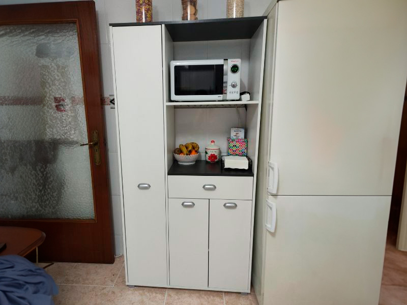 Foto de cliente de Armario Buffet De Cocina Asfeld Blanco 90x180 cm