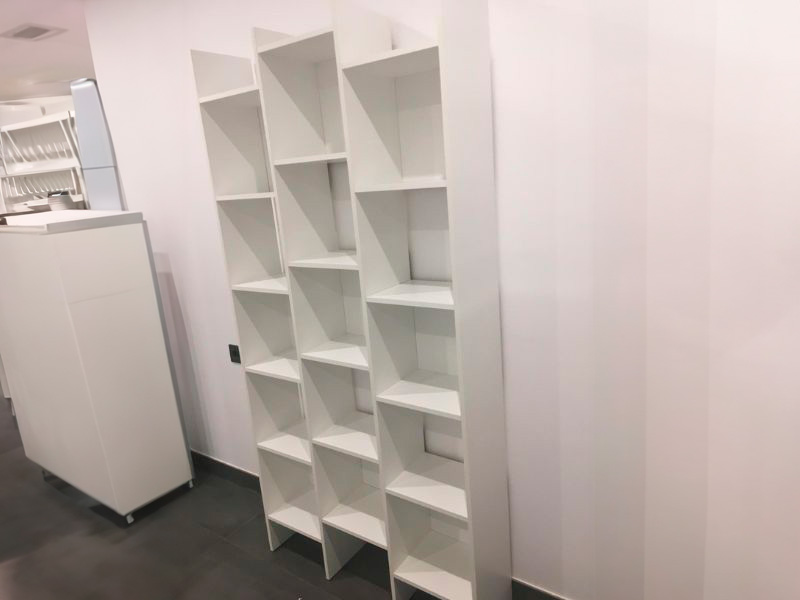 Foto de cliente de Estantería Librería Alta Color Blanco Artik 96x192x25 cm