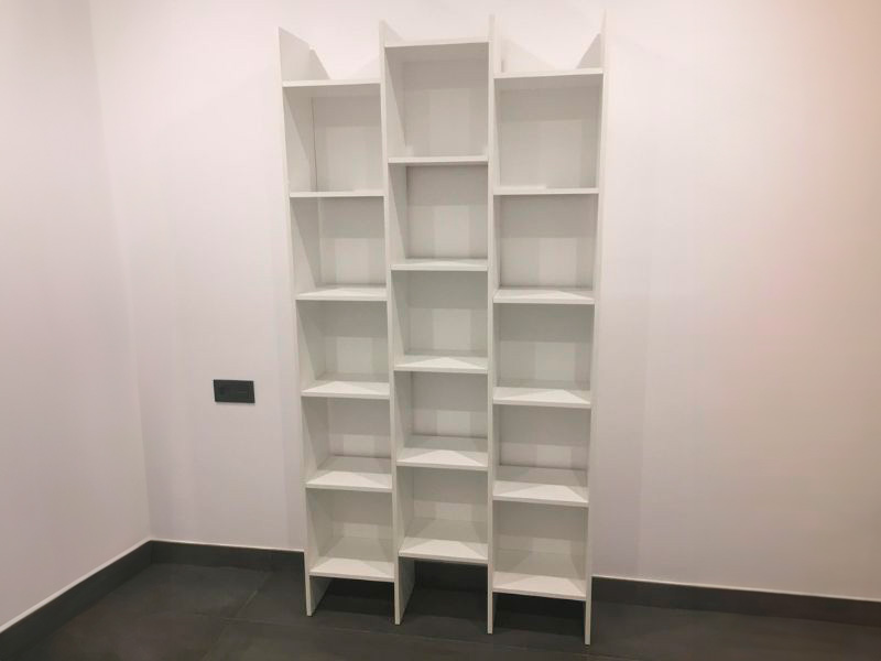 Foto de cliente de Estantería Librería Alta Color Blanco Artik 96x192x25 cm
