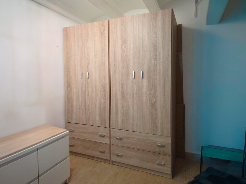 Foto de cliente de Armario para Dormitorio 2 Puertas Roble Cambrian 74x180 cm