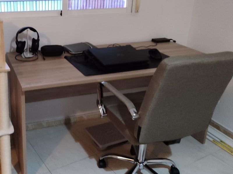 Foto de cliente de Mesa Escritorio Rivoli Color Roble Cambrian 155 cm
