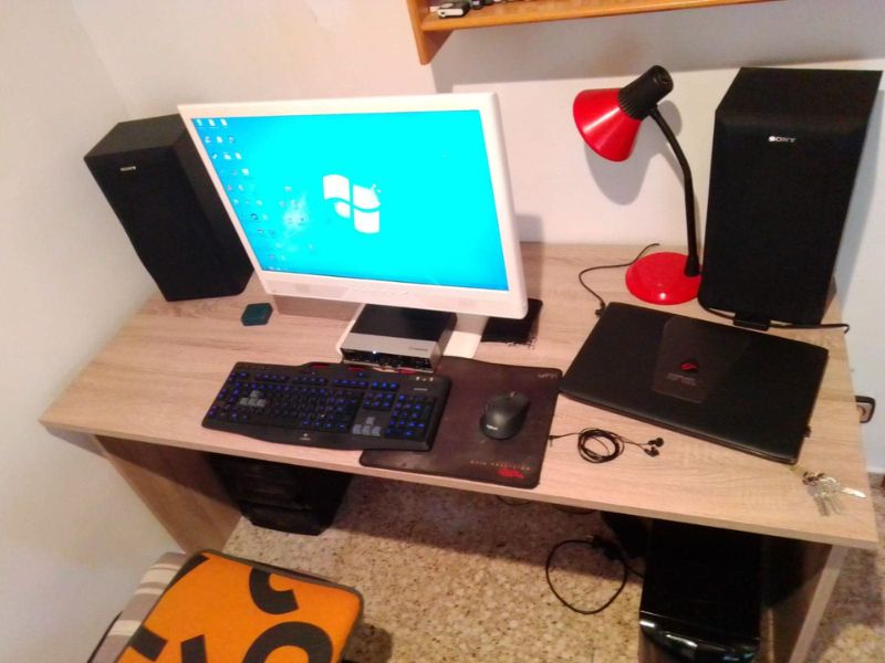 Foto de cliente de Mesa Escritorio Rivoli Color Roble Cambrian 155 cm