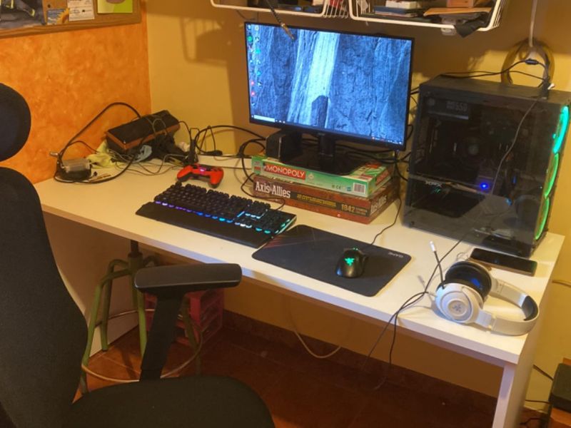 Foto de cliente de Mesa Escritorio Rivoli Color Blanco Mate 155 cm