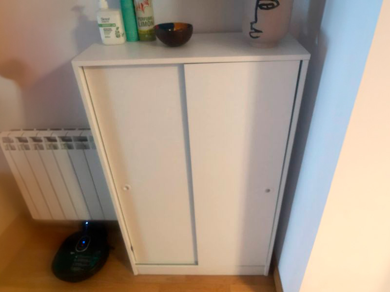 Foto de cliente de Mueble auxiliar zapatero Tíbet Color Blanco Soft 74 cm