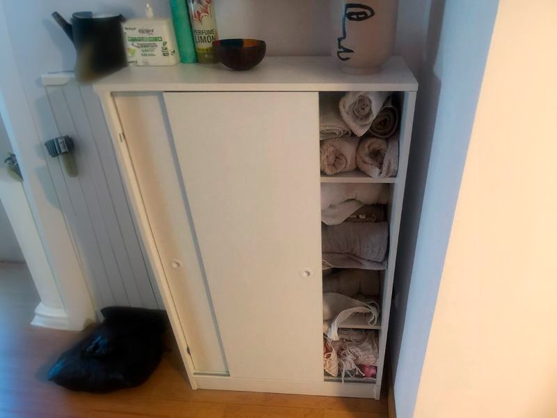 Foto de cliente de Mueble auxiliar zapatero Tíbet Color Blanco Soft 74 cm