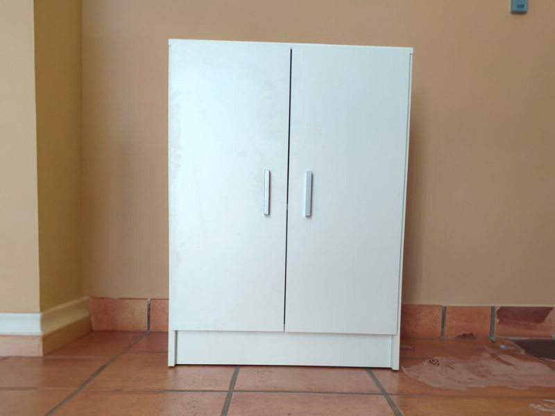 Foto de cliente de Armario Auxiliar Bajo Multiusos Color Blanco 59x80 cm