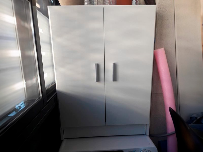Foto de cliente de Armario Auxiliar Bajo Multiusos Color Blanco 59x80 cm